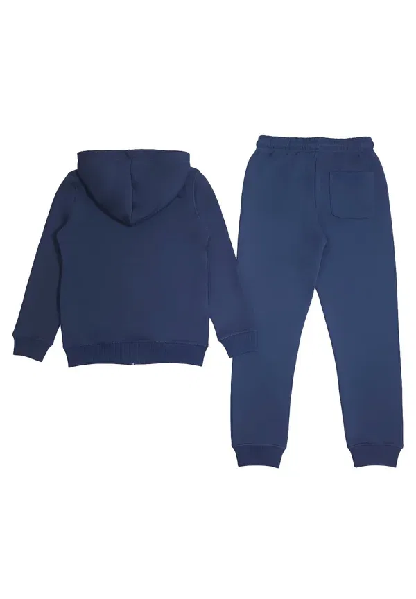 Комплект из худи и брюк из 100% хлопка New Balance, Blu, синий — фото 2