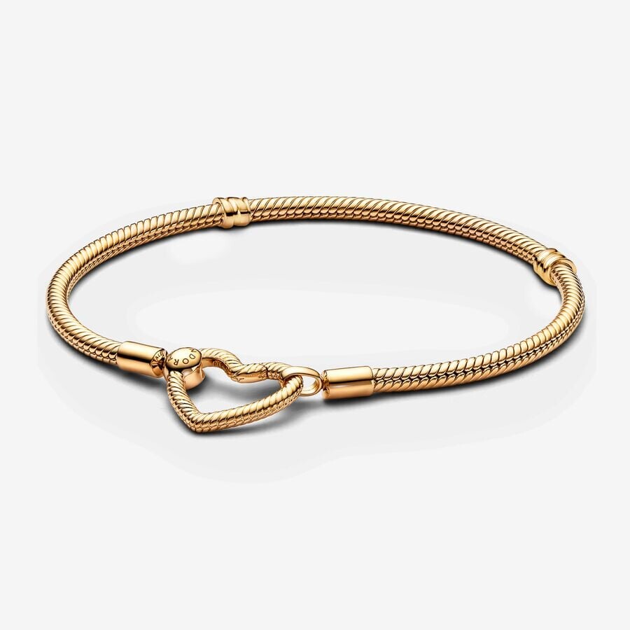 

Браслет Pandora Moments Heart Closure, золото