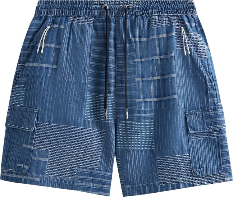 

Шорты Kith Japanese Indigo Jacquard Wolcott Short 'Indigo', разноцветный