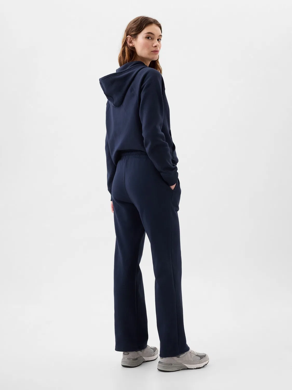 Джоггеры флисовые Gap, Navy Blue — фото 2
