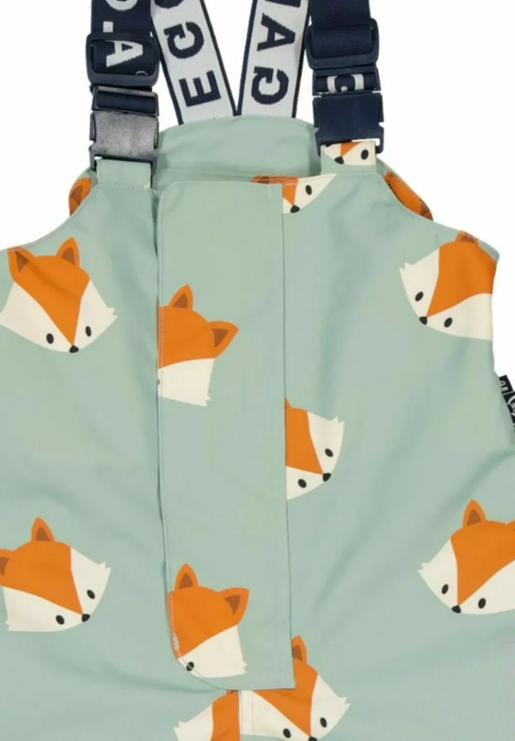 Комбинезон-Сарафана из хлопчатобумажной ткани Geggamoja, Frosty Green Fox — фото 3