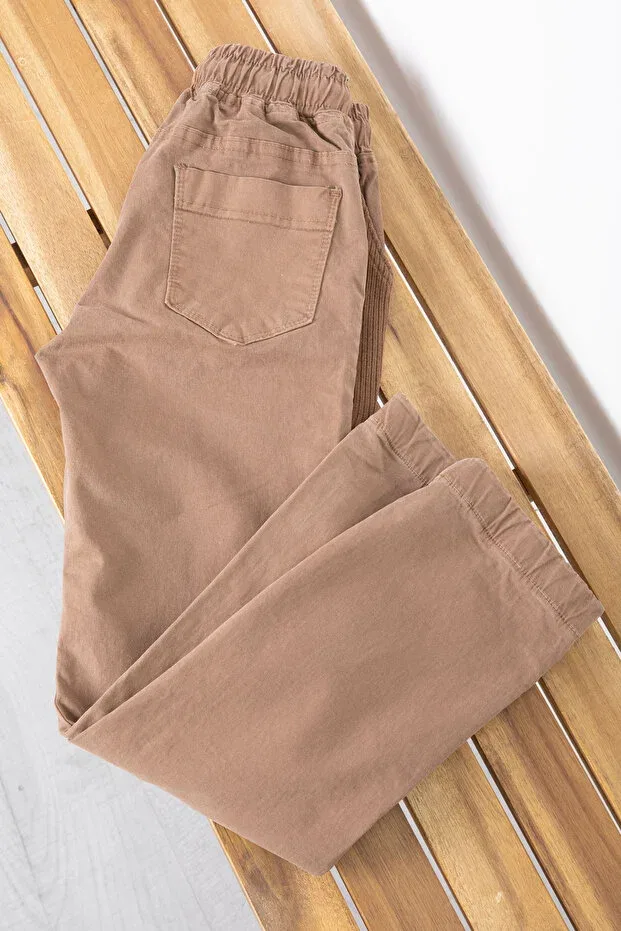 Детские брюки для мальчиков льняные Cansın Mini, Brown — фото 4