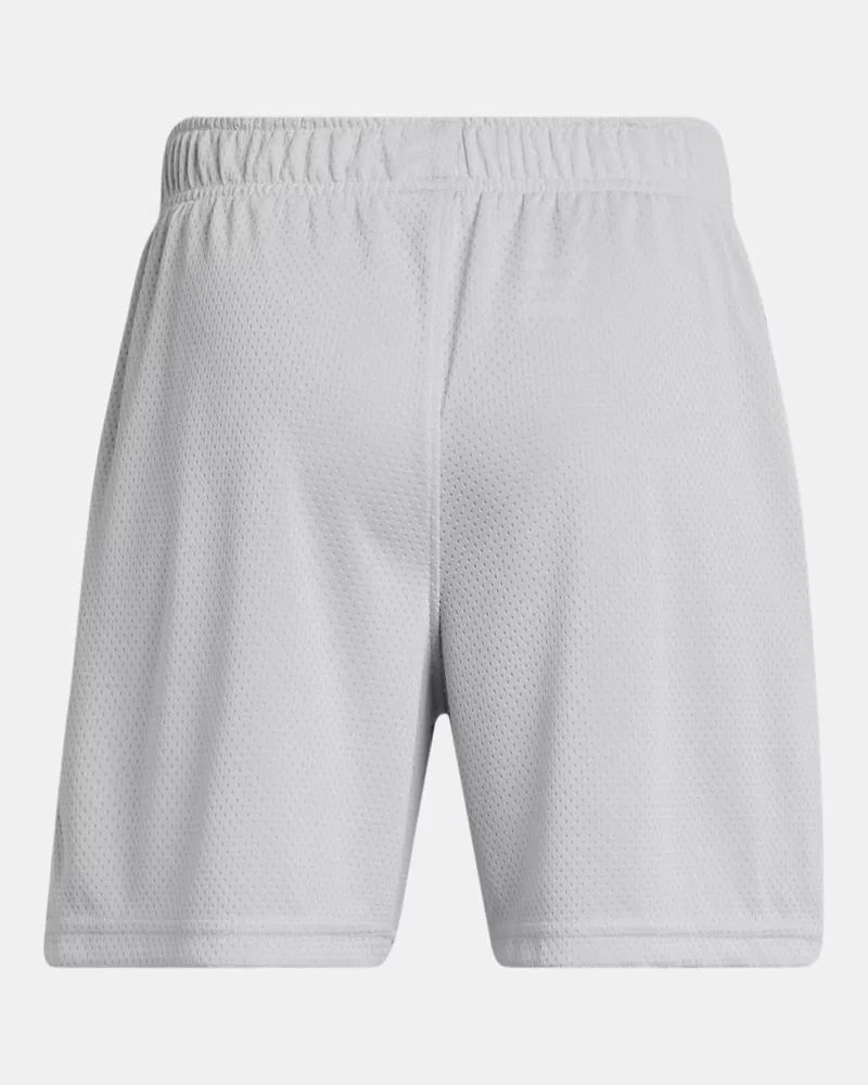 Шорты с длиной по внутреннему шву 12,7 см из легкой дышащей сетки UA Tech Mesh UnderArmour, Mod Gray/Black — фото 2