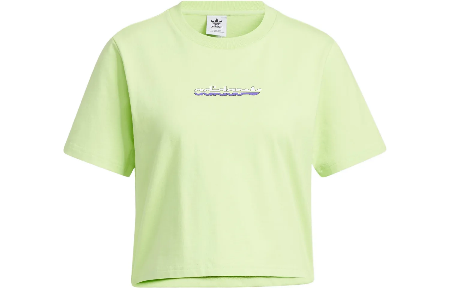 Футболка женская лайм Adidas Originals, Lime Green