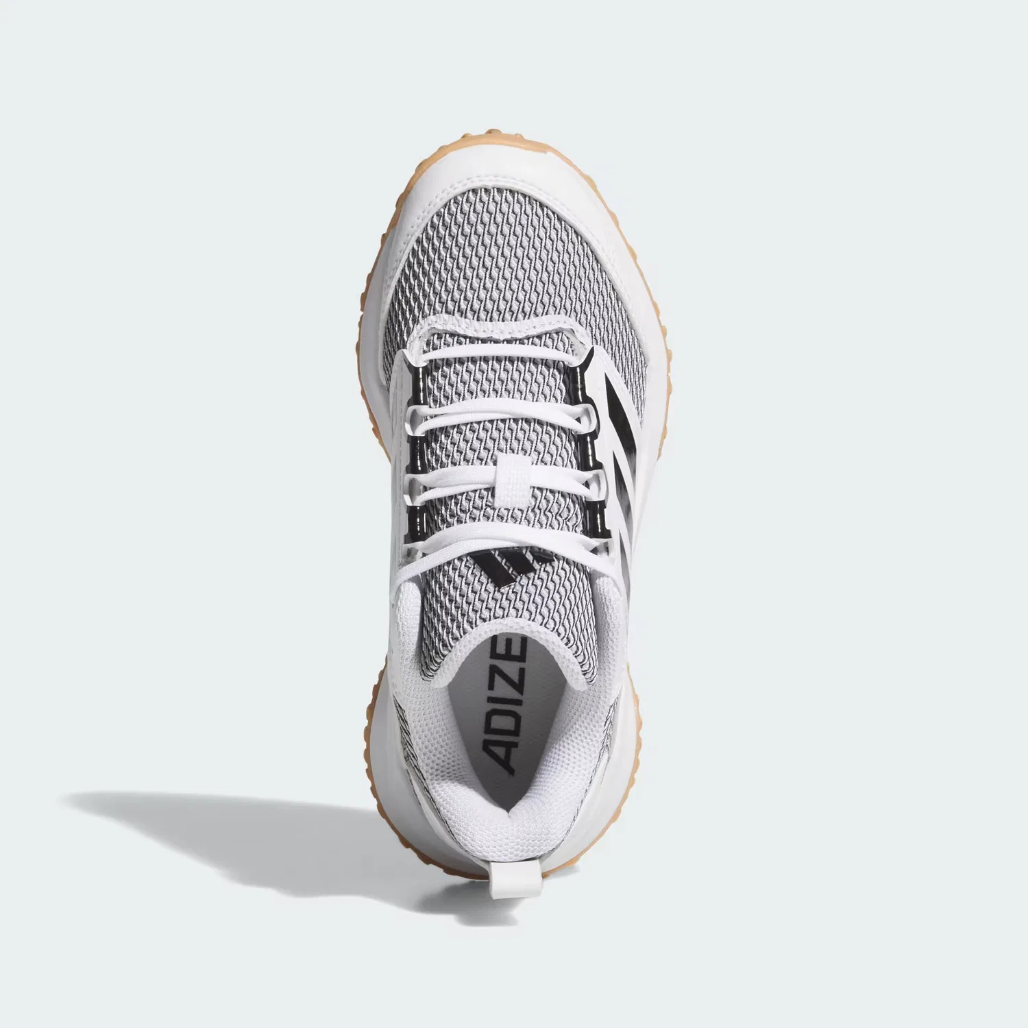 Детские бейсбольные шиповки с амортизацией Lightstrike Adizero Impact TF K 2.0 BSB Adidas Performance, белый/черный — фото 2