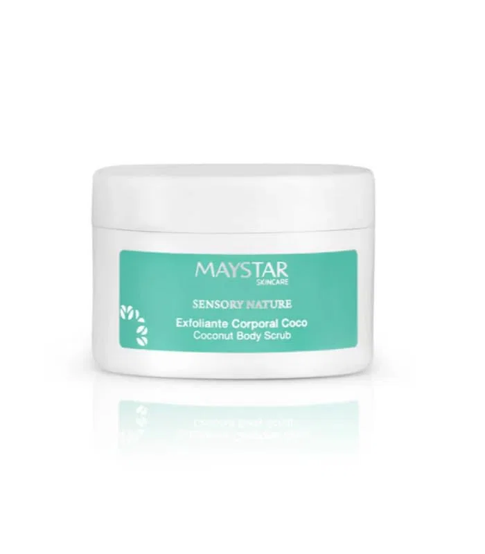 Скраб для тела с сахаром и кварцем Maystar Skincare Coconut, 200 мл