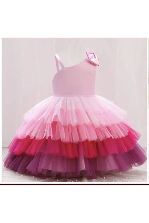 Детское платье для девочек с бретельками-спагетти Peza, Multicolor