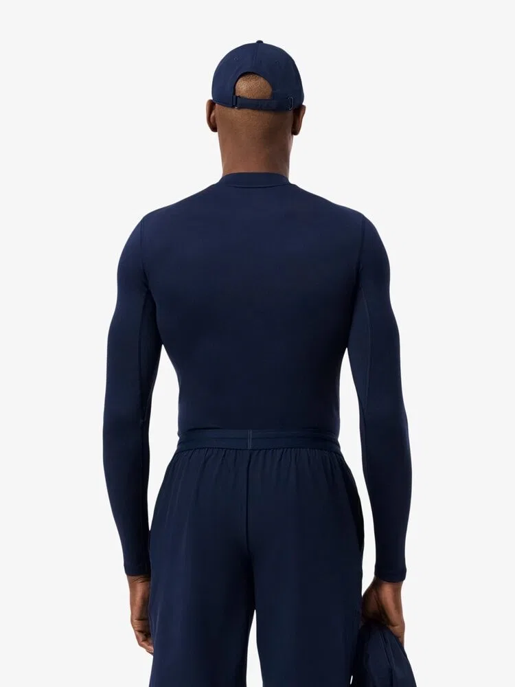 Футболка с длинным рукавом, хлопок LACOSTE, Navy — фото 3