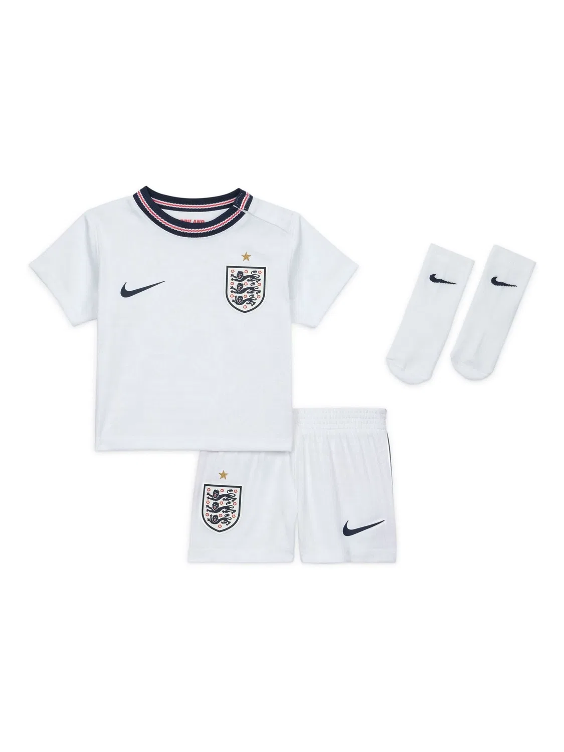 Футбольный комплект Nike Home England 2026 Stadium, 3 предмета