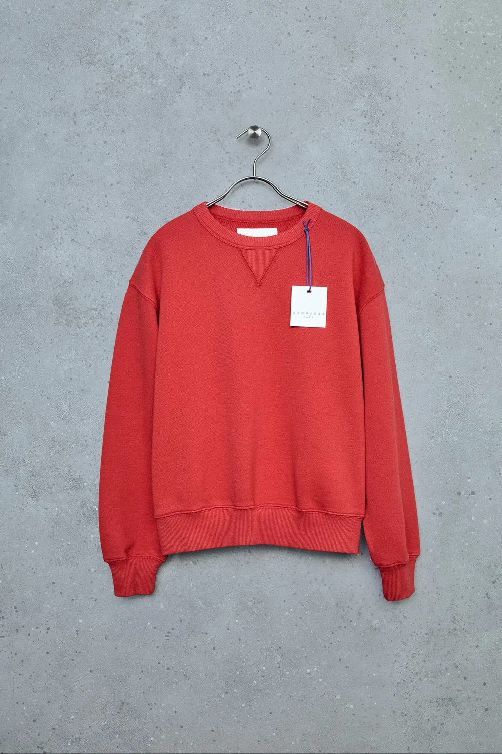 STORIESZ - Однотонная ребристая толстовка ZARA, Bright Red
