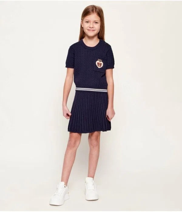 Детский комплект для девочек из хлопка Guess, Blu Marino