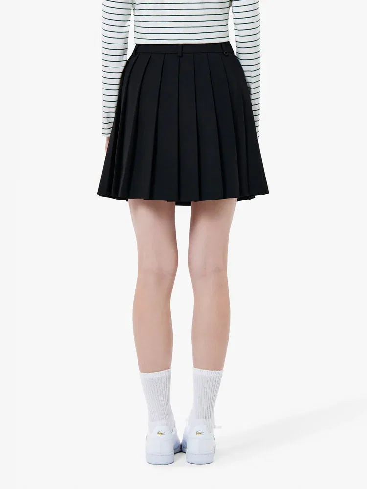 Юбка миди LACOSTE Black Woollike — фото 4