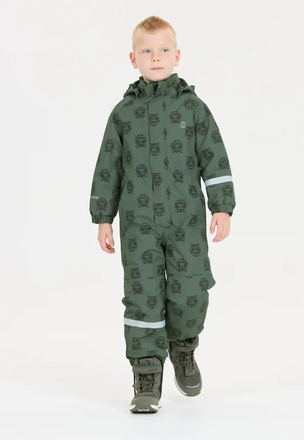 Башня - зимний костюм Zigzag, Alpine Green