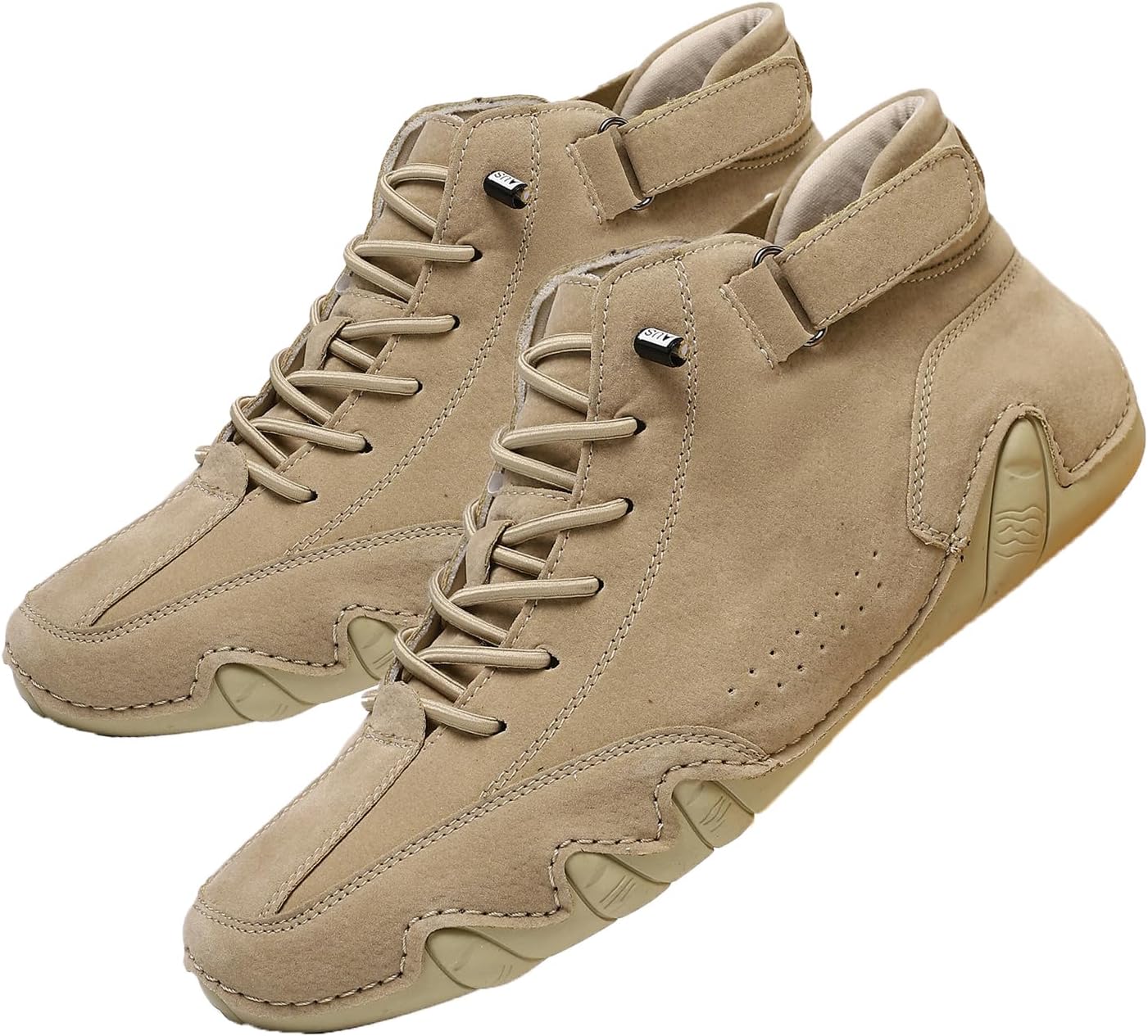 

Ортопедические кроссовки для мужчин и женщин, водонепроницаемые и дышащие, высокие короткие ботинки для хайкинга, кемпинга и вождения, всесезонные высокие Ermopatry, хаки