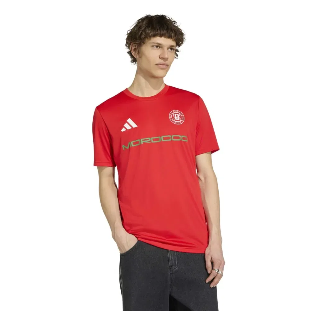 Мужская футболка с принтом FIFA World Cup 26 Morocco Jersey Adidas, Red