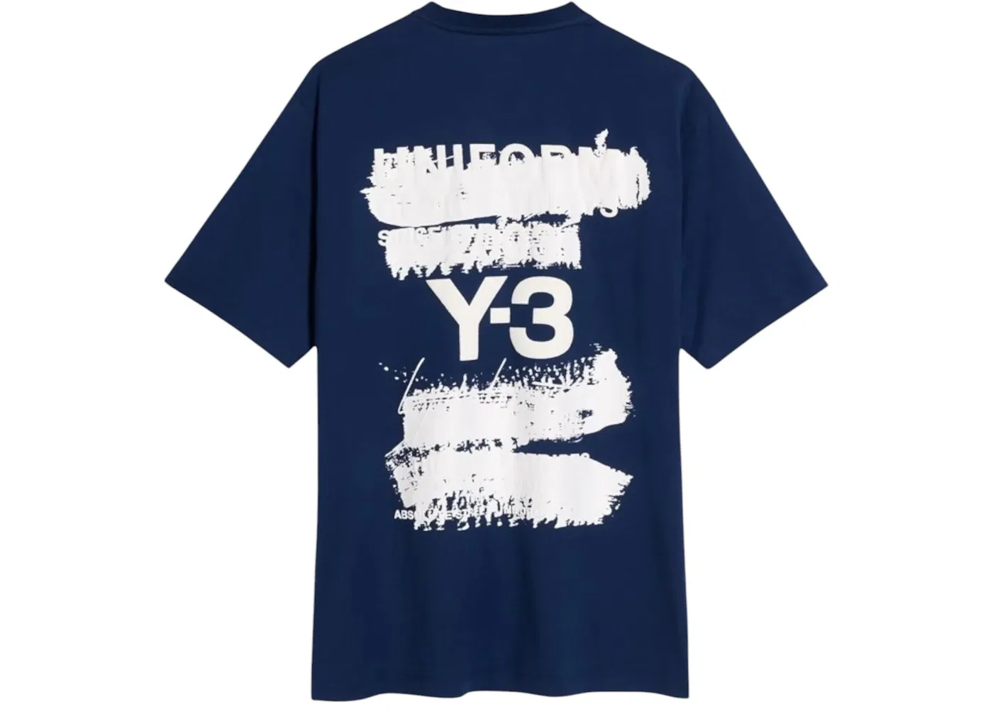 Мужская футболка с принтом Y-3 U GFX Adidas, Dark Blue