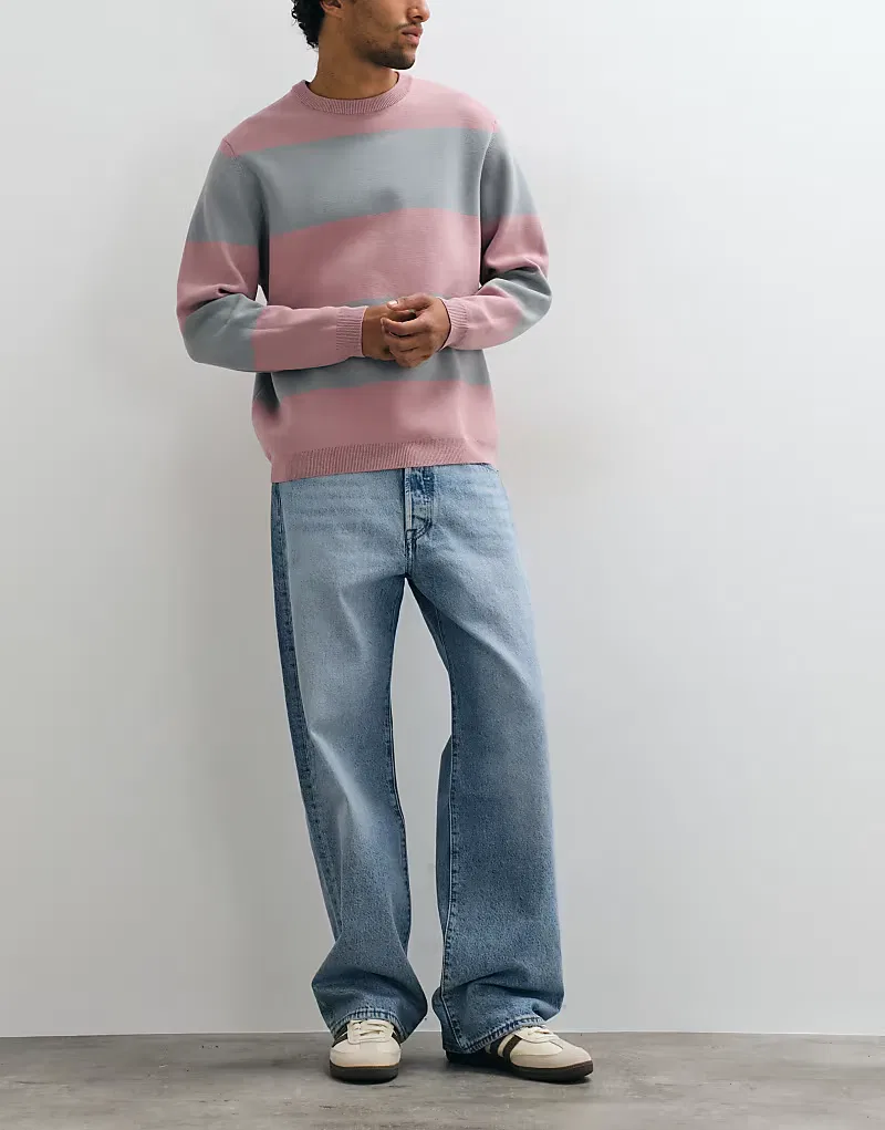Джинсы Levi's 501 свободного прямого кроя, светло-голубой