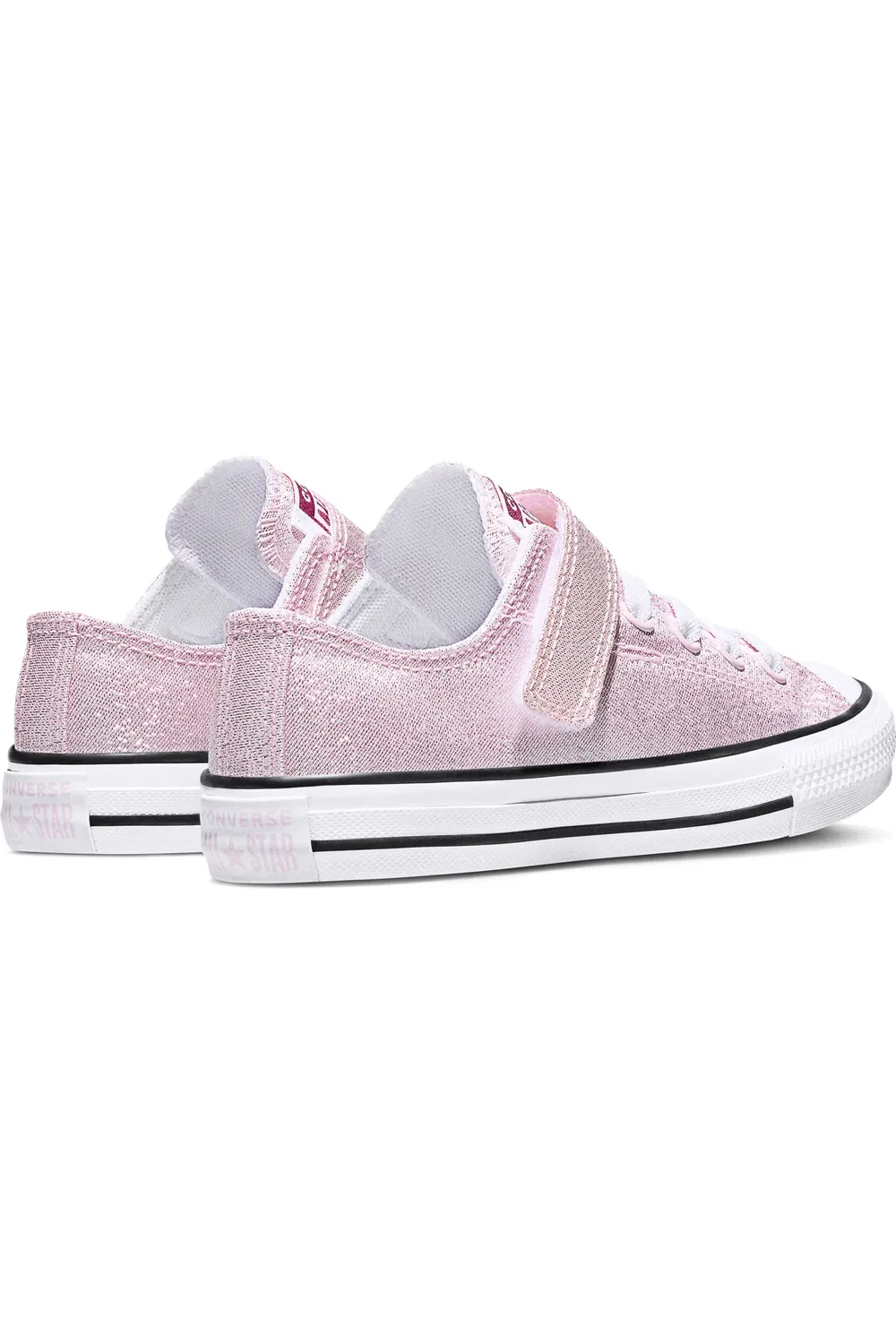Кеды детские на липучке с блестками Chuck Taylor All Star Easy On Glitter Converse, New Found Bloom — фото 4