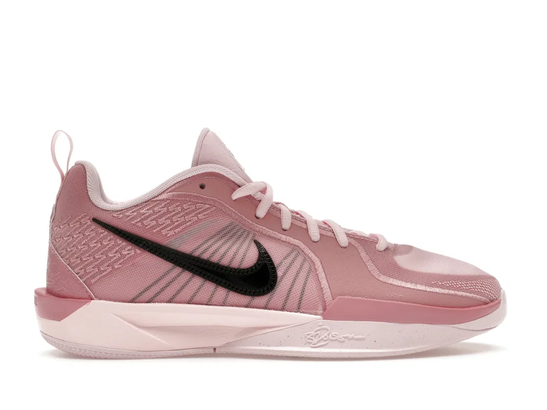 Детские баскетбольные кроссовки с амортизацией Nike Sabrina 2, Pink Foam/Black/Elemental Pink