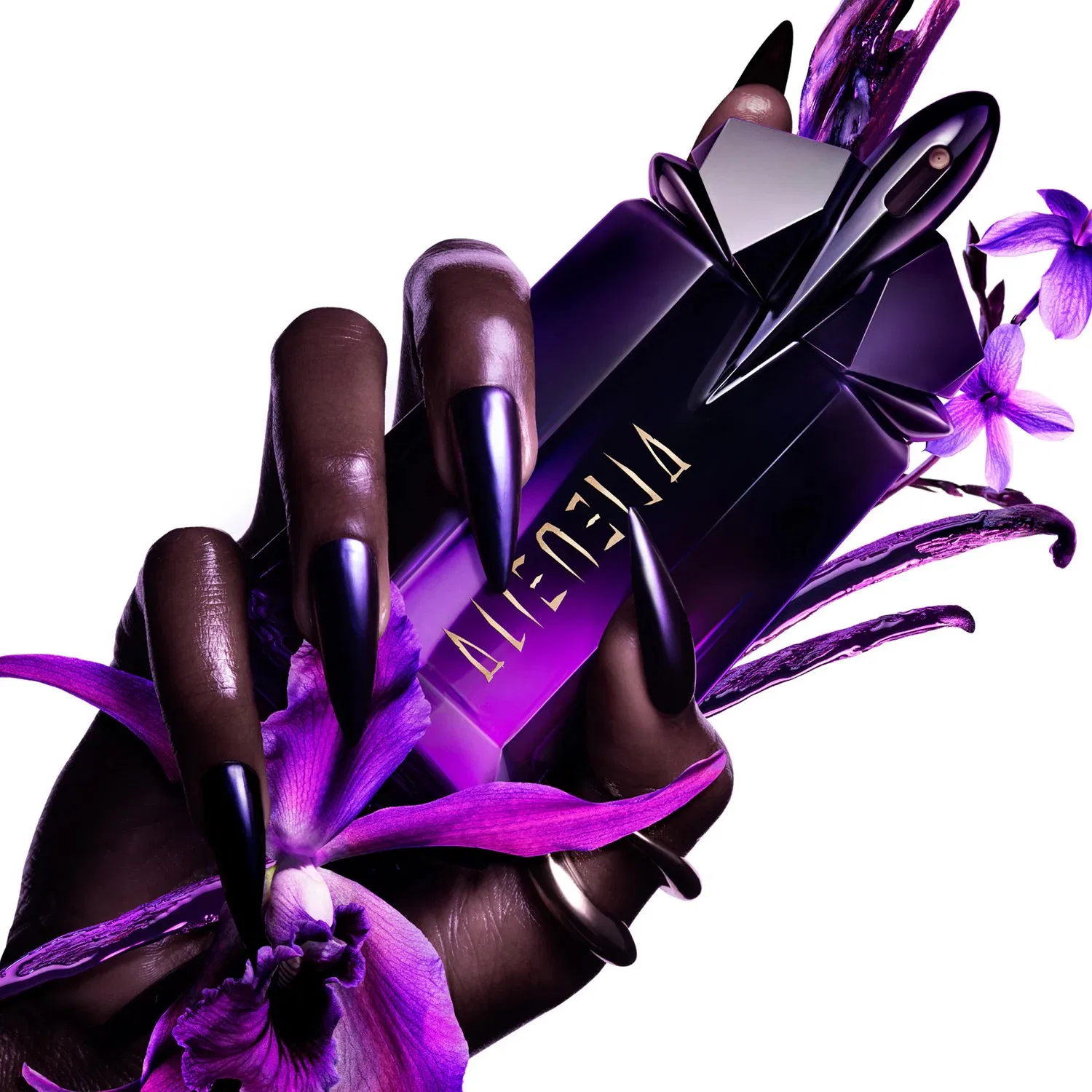 Парфюмерная вода Alien Extraintense MUGLER, 10 мл, с нотами амбрового дерева, Refill — фото 4