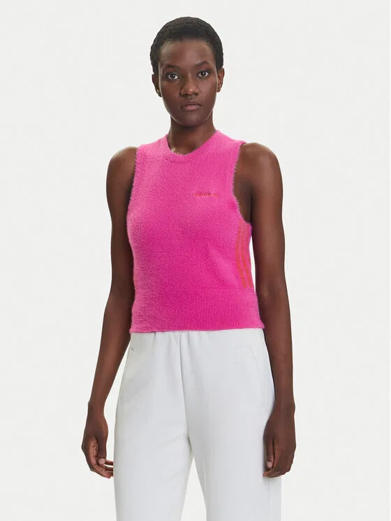 Топ slim fit Adidas, розовый