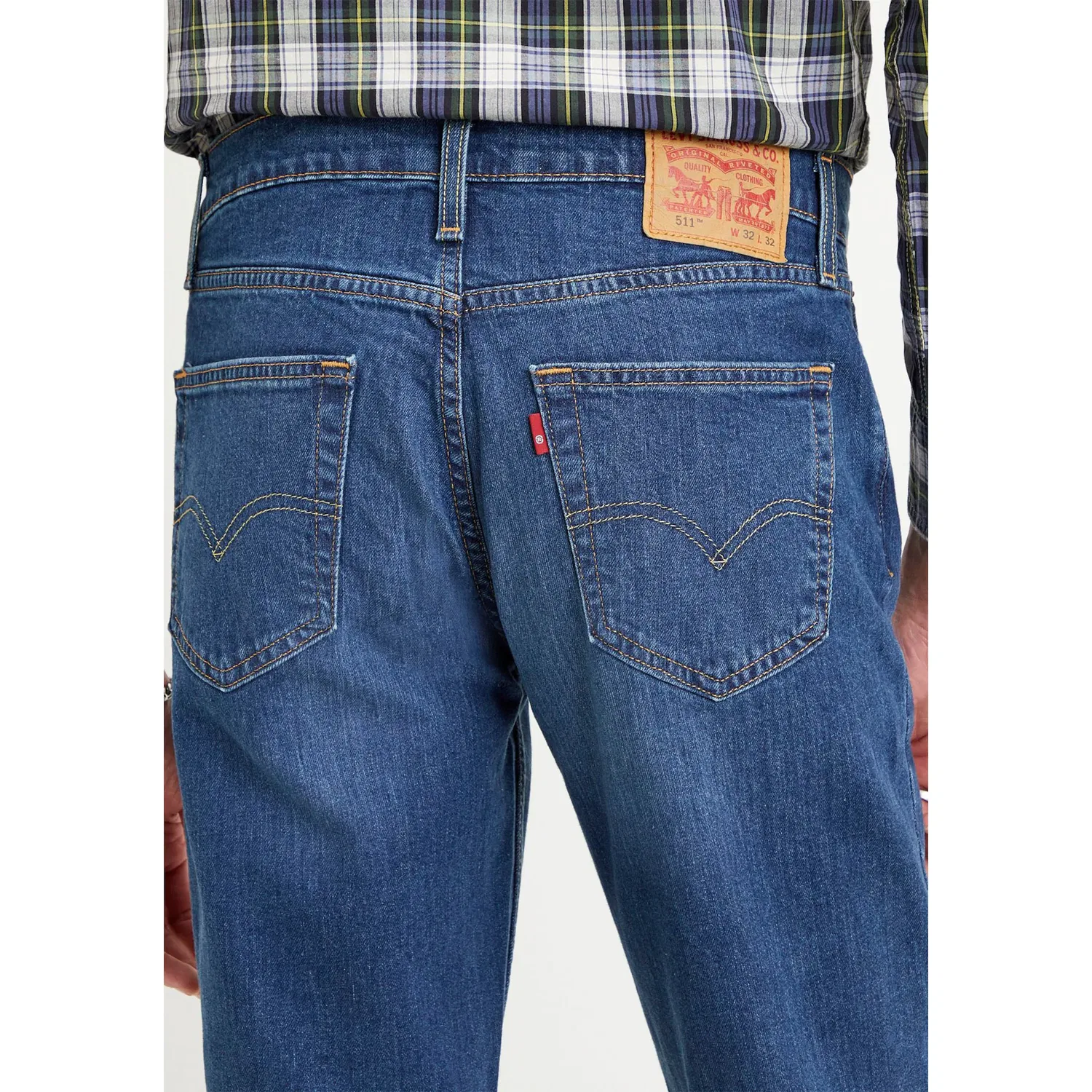 Мужские джинсы slim fit с эффектом стрейч Levi's, Throttle — фото 4