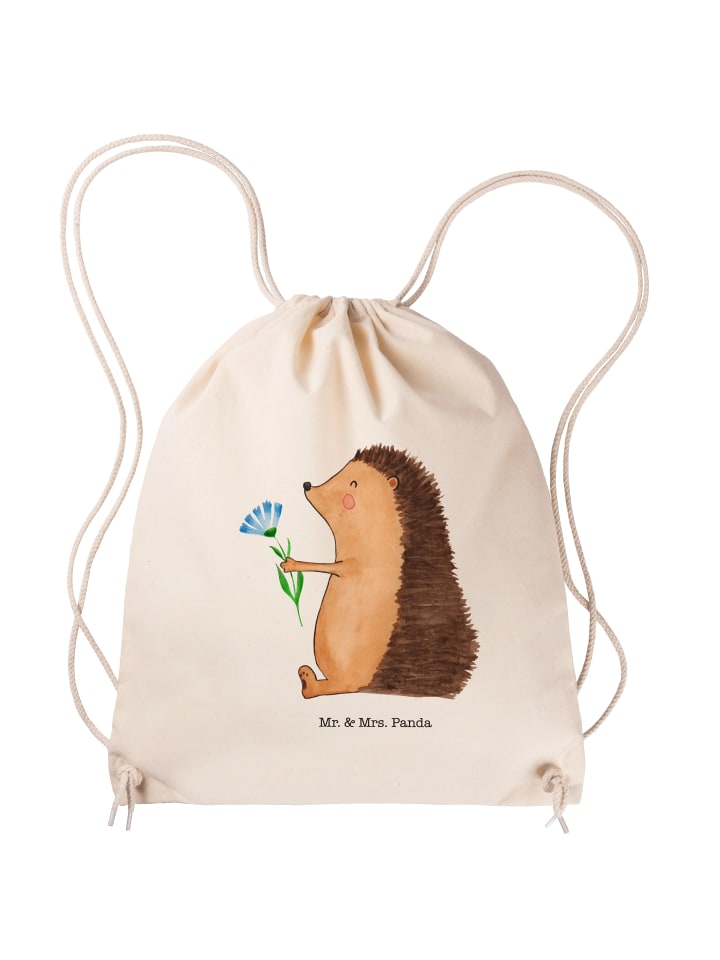 

Рюкзак для отдыха с ежиком, цветы без слов, кремового цвета Mr. & Mrs. Panda