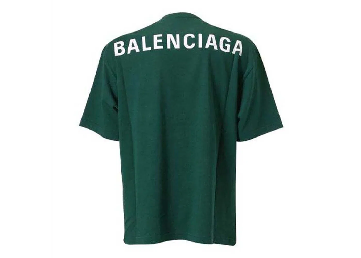Мужская футболка с принтом Balenciaga T-shirt, Green/White — фото 2