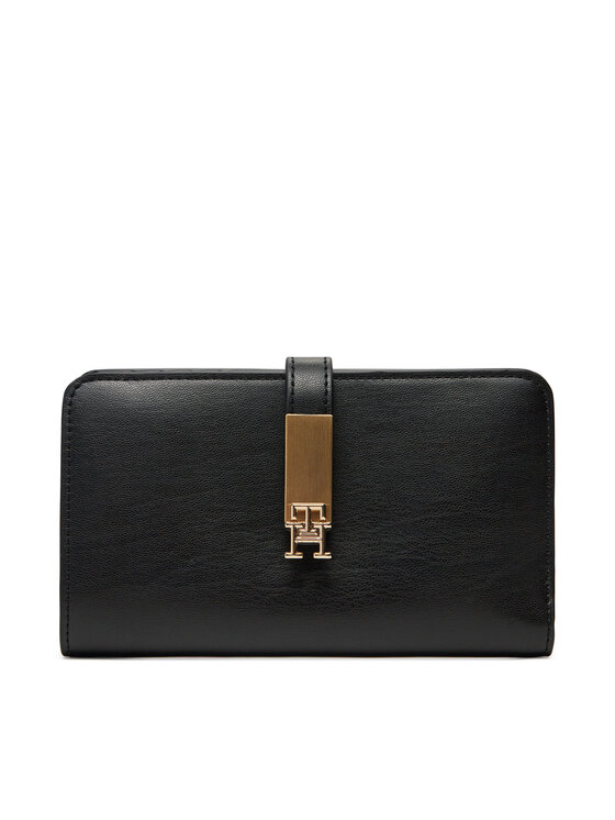 

Маленький женский кошелек Th Heritage Med Wallet AW0AW17262 Tommy Hilfiger, черный