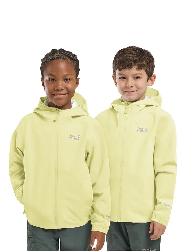 Дождевик детский Flaze Jack Wolfskin, желтый