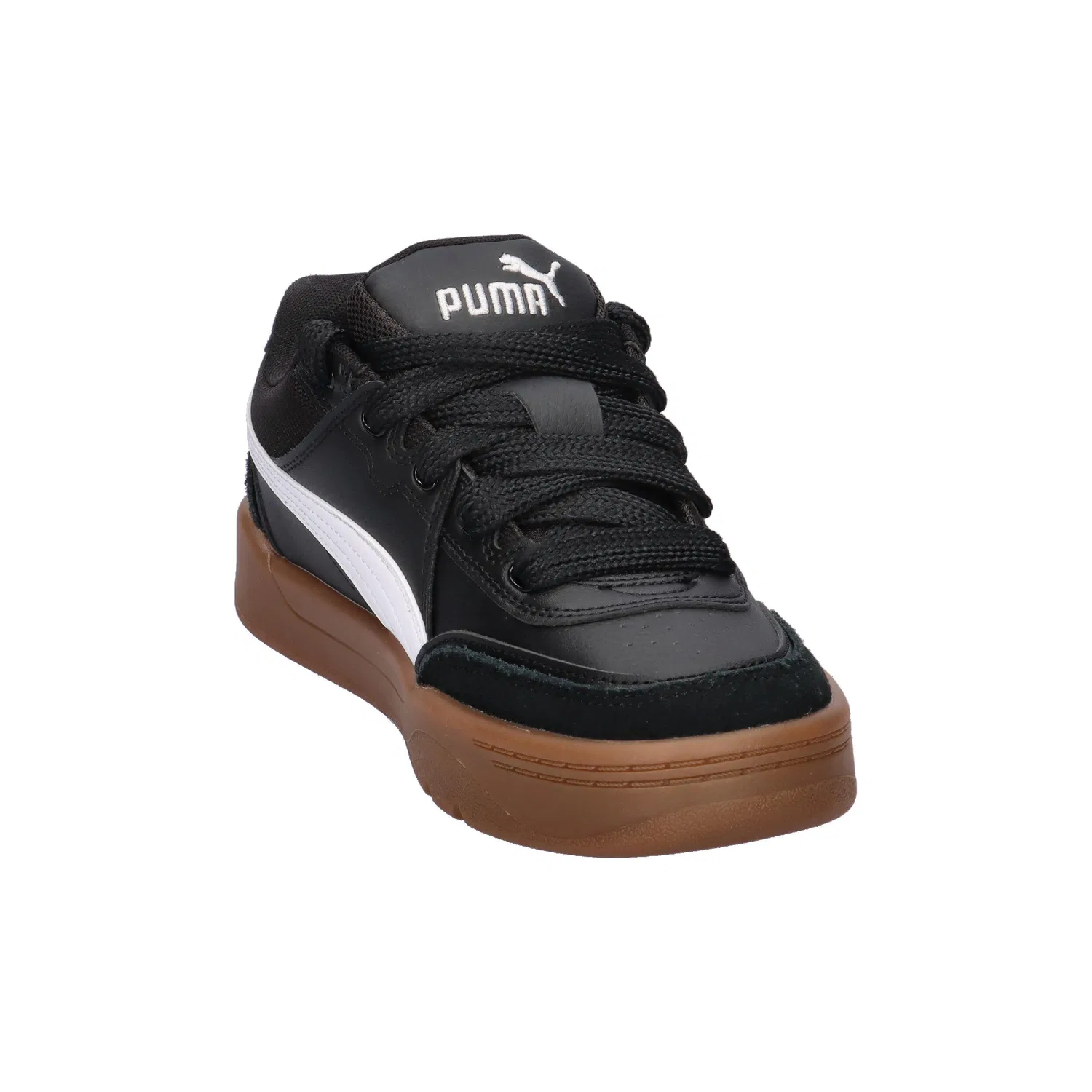 Детские кроссовки с высоким верхом Park Lifestyle SK8 Jr Puma, Schwarz Braun — фото 2