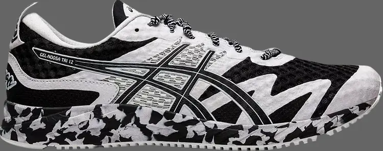 

Кроссовки gel noosa tri 12 'black white' Asics, черный