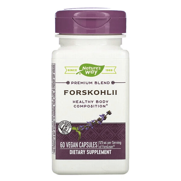 

Форсколи Nature's Way 125 мг, 60 капсул