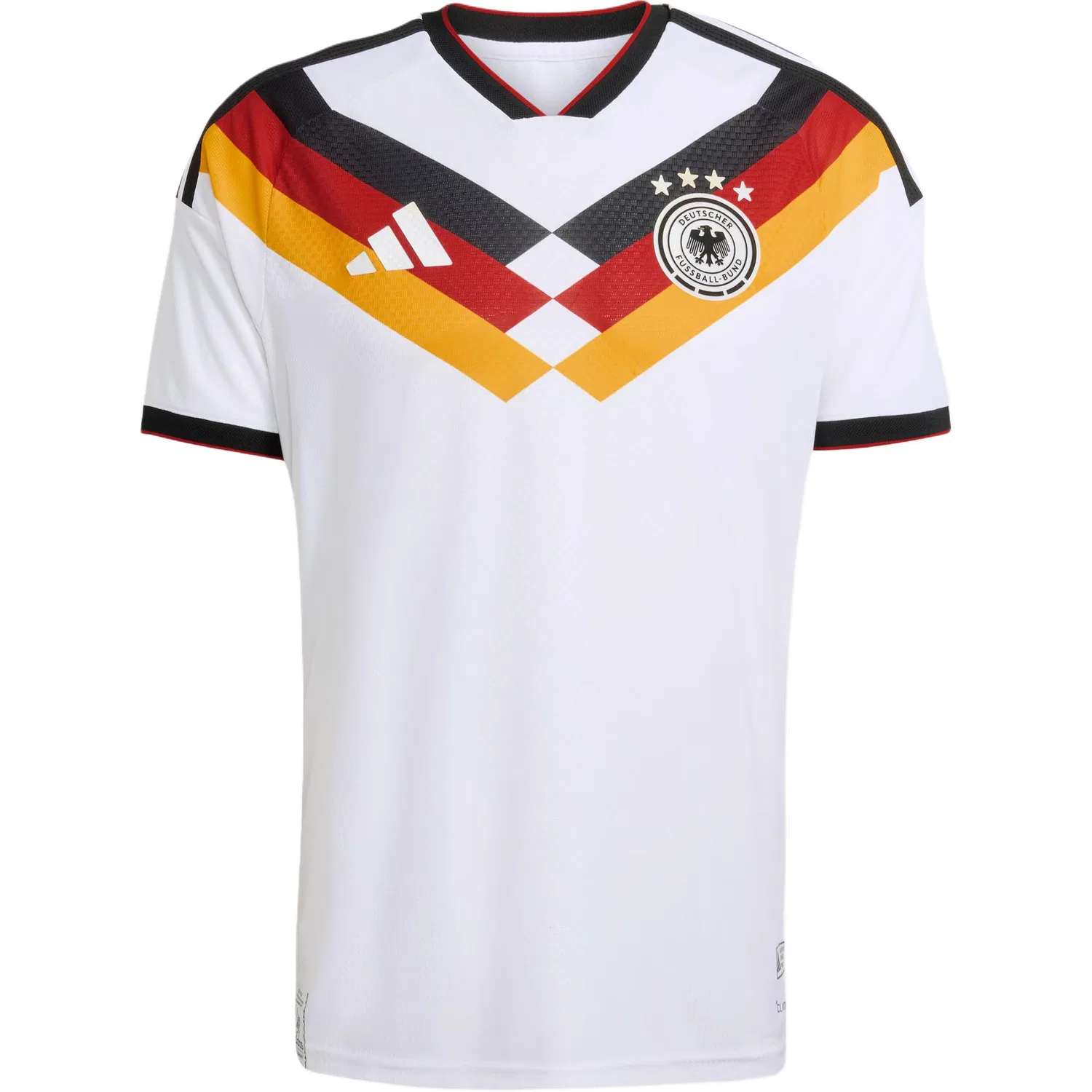 Детская футболка с принтом DE National Team Soccer Jersey Player Edition Adidas, White — фото 3