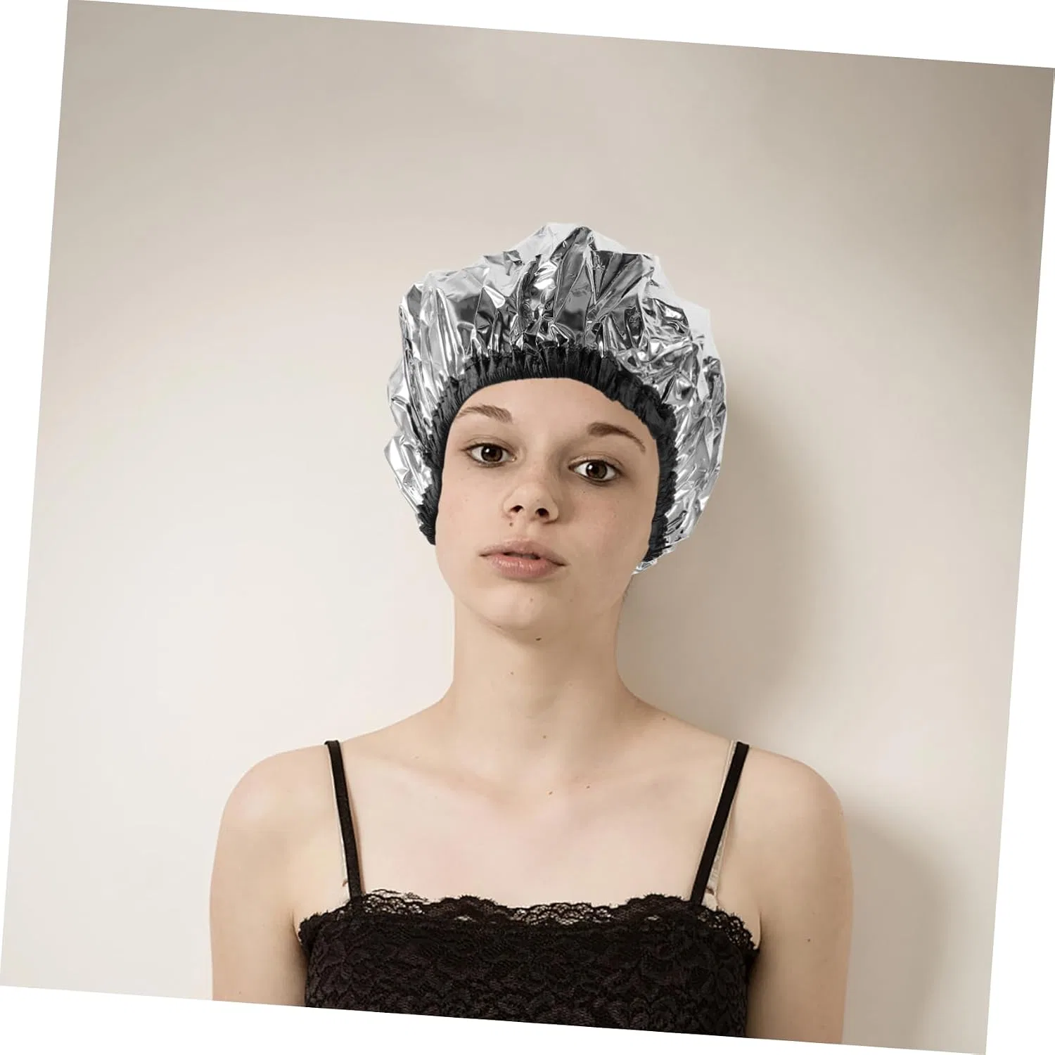 Шапочка для душа алюминиевая FRCOLOR, 12 шт, Золото — фото 3