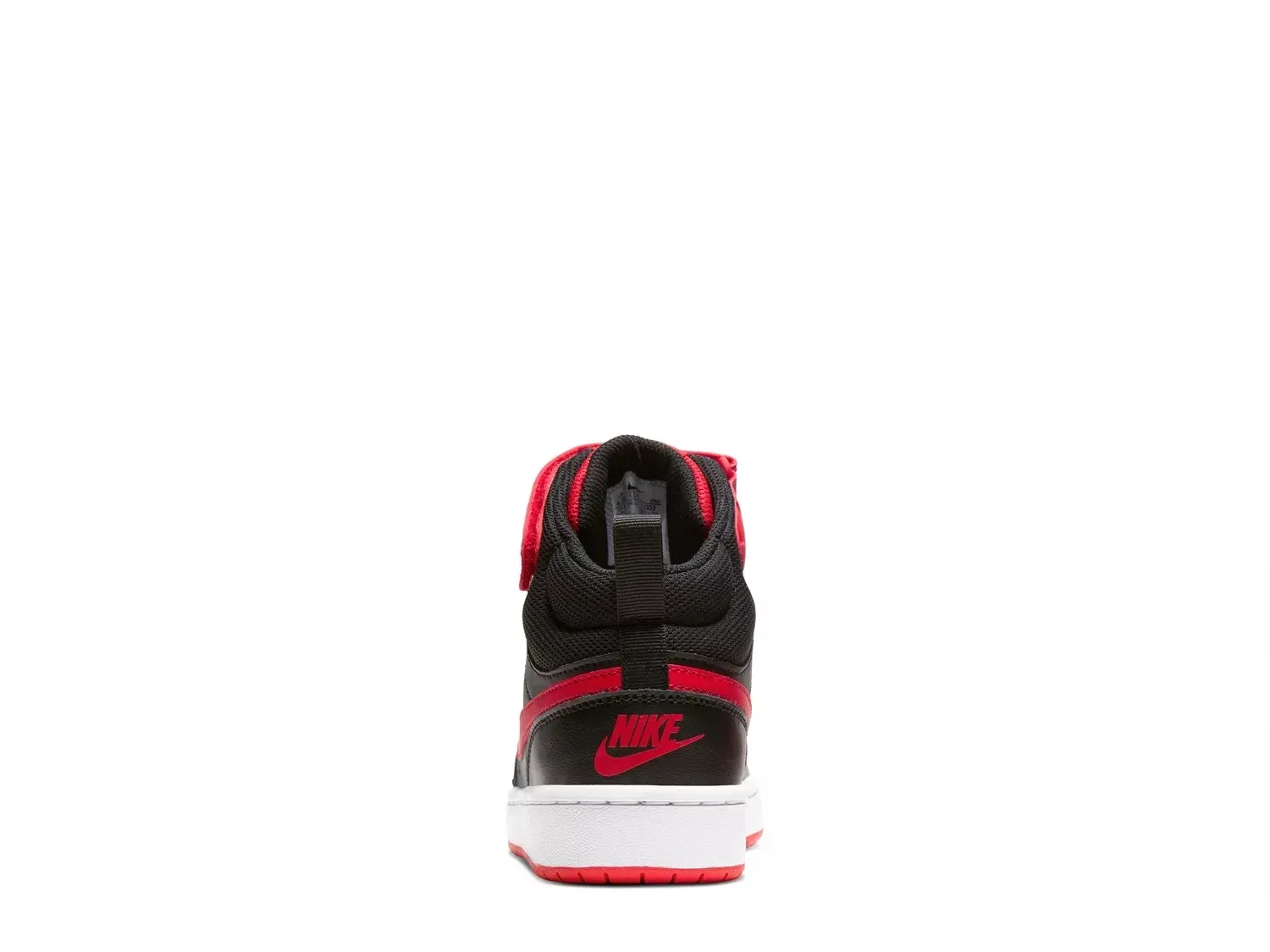 Кроссовки высокие Court Borough Mid, Nike, Black/Red — фото 2
