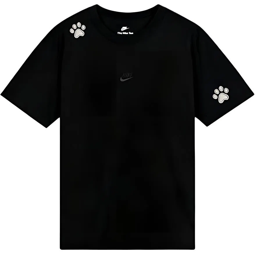 Футболка с круглым вырезом, свободный крой, Nike, Black
