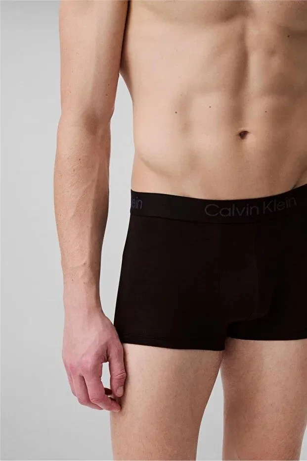 Мужские боксеры с принтом Calvin Klein, Black — фото 4