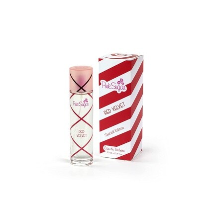 

Праздничный подарочный набор для женщин Pink Sugar Red Velvet 3,4 жидких унции туалетной воды спрей