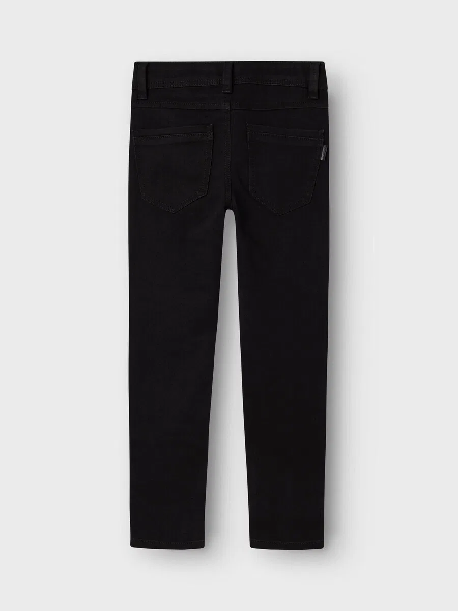 Джинсы NAME IT Slim fit 'Silas' черного цвета — фото 2