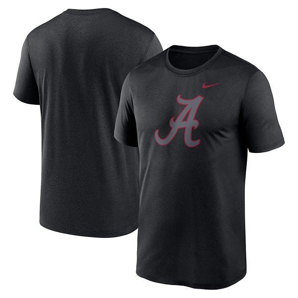 

Мужская черная футболка Alabama Crimson Tide с цветным логотипом Nike