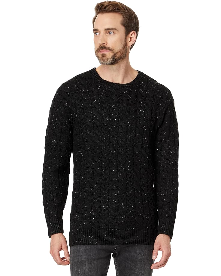 

Толстовка Lucky Brand Cable Crew Neck Sweater, цвет Dark Black