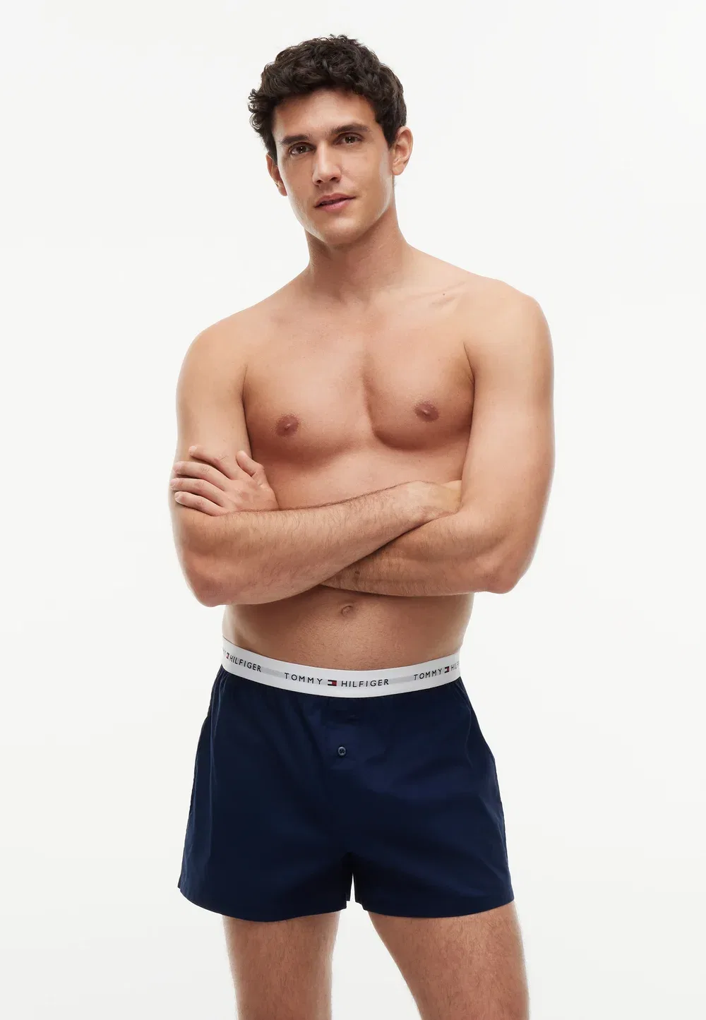 Фирменный комплект из 2 боксерских шорт Tommy Hilfiger, Carbon Navy/Carbon Navy — фото 2
