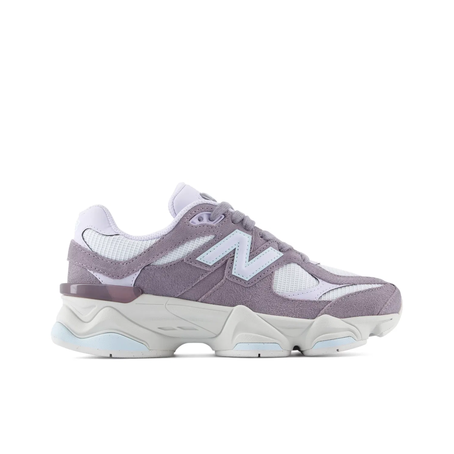Детские кроссовки с шнуровкой 9060 Lace New Balance, Smoked Violet With Off-line Grey