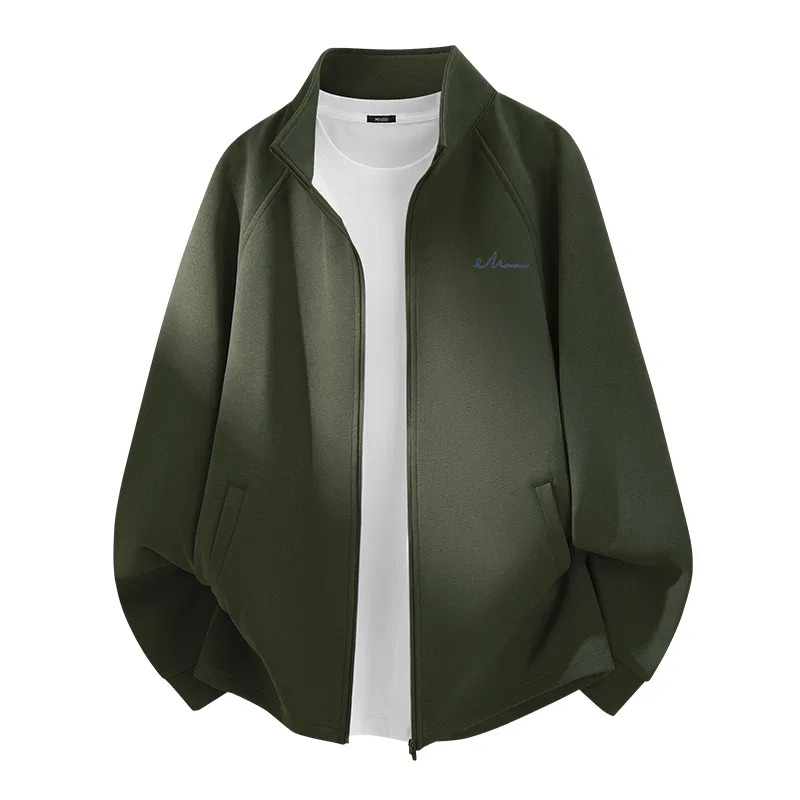 Детская куртка с воротником-стойкой Freedom Script Chest Logo MINISO, Army Green
