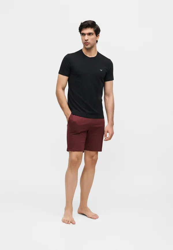 Футболка с круглым вырезом Endurance parte alta, комплект из 2 штук Emporio Armani, черный/серый