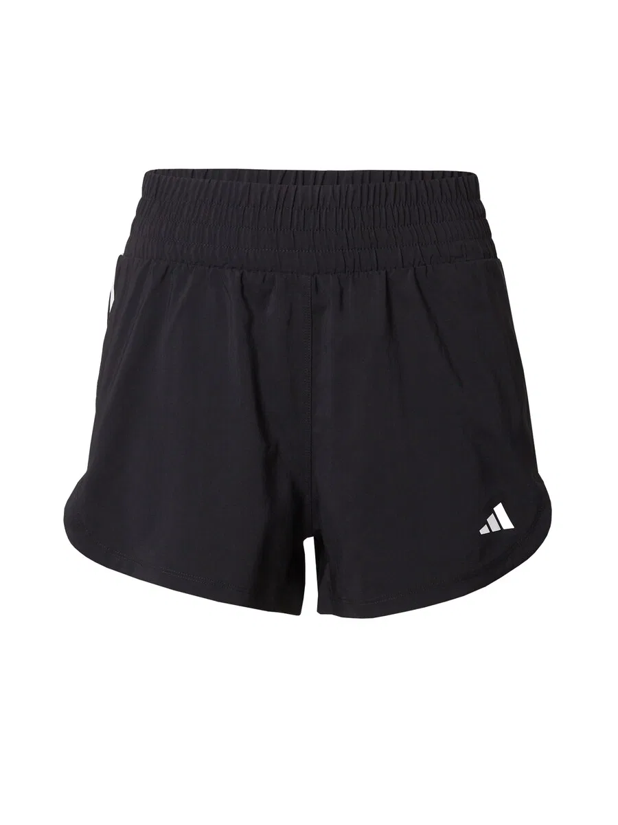 Спортивные шорты ADIDAS PERFORMANCE свободного кроя 'Pacer' черного цвета