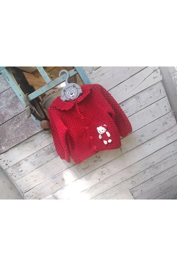 Детский кардиган с длинным рукавом Kartopu Baby One, Красный