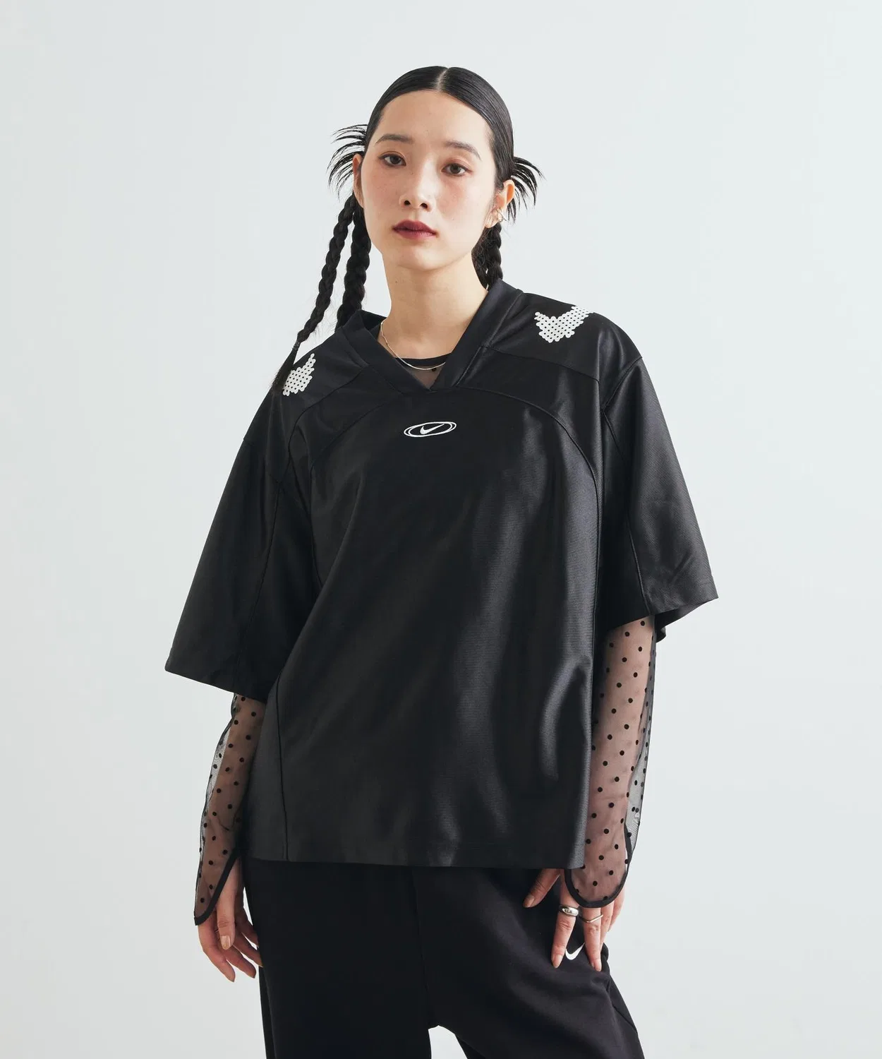Женская футболка оверсайз с принтом Nike Sportswear IQ6138-010, Black