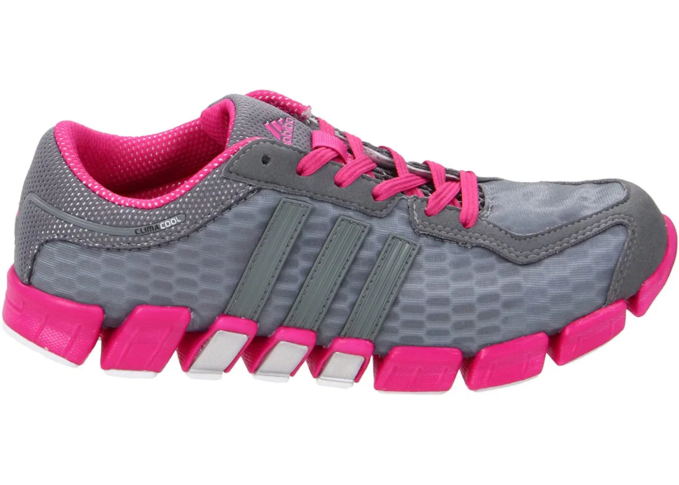 Детские кроссовки Lifestyle Climacool Ride Adidas, Metallic Lead Metallic Silver Int Pink